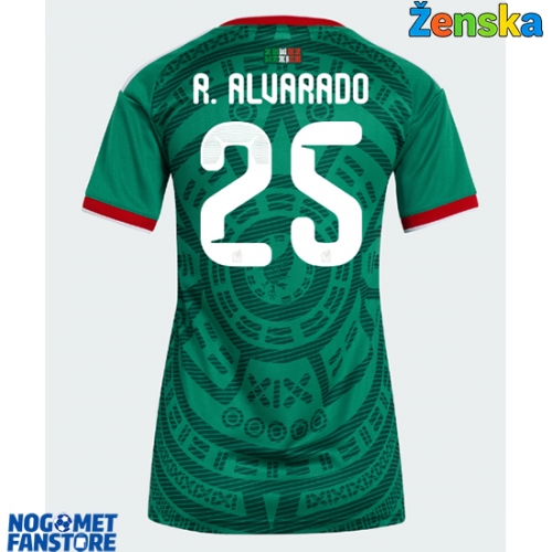 Meksiko Roberto Alvarado #25 Domaci Dres za Ženska SP 2026 Kratak Rukav